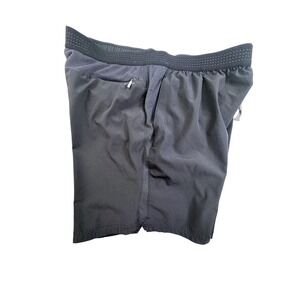 Skora Mens Quick-Dry Running Shorts Black XL Zipper Pocket Drawstring Athletic